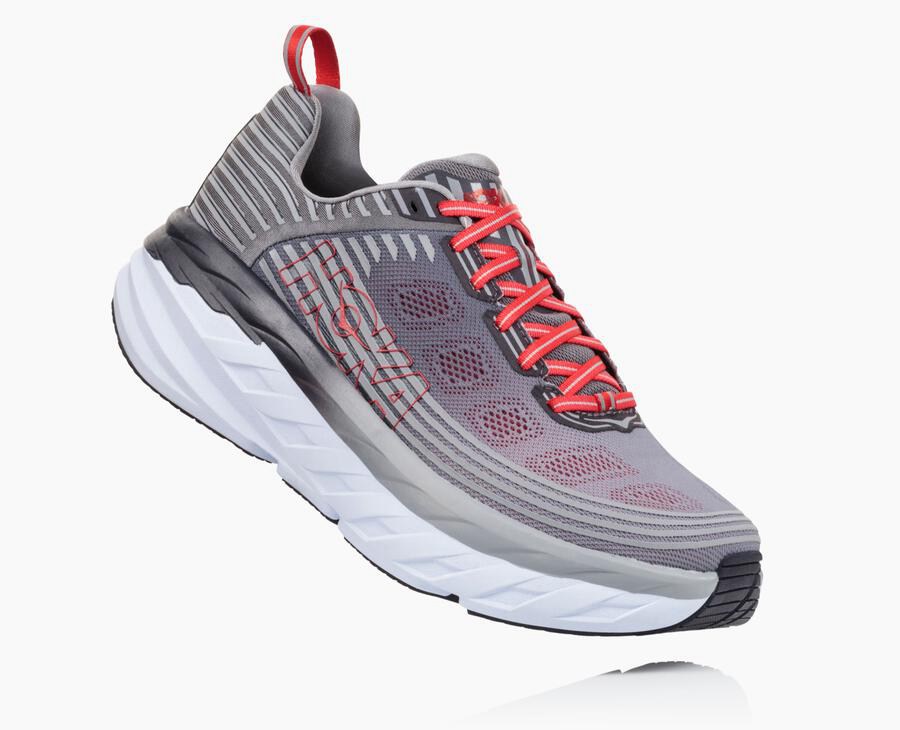 Zapatillas Running Hoka One One Hombre - Bondi 6 - Gris - NDA724815